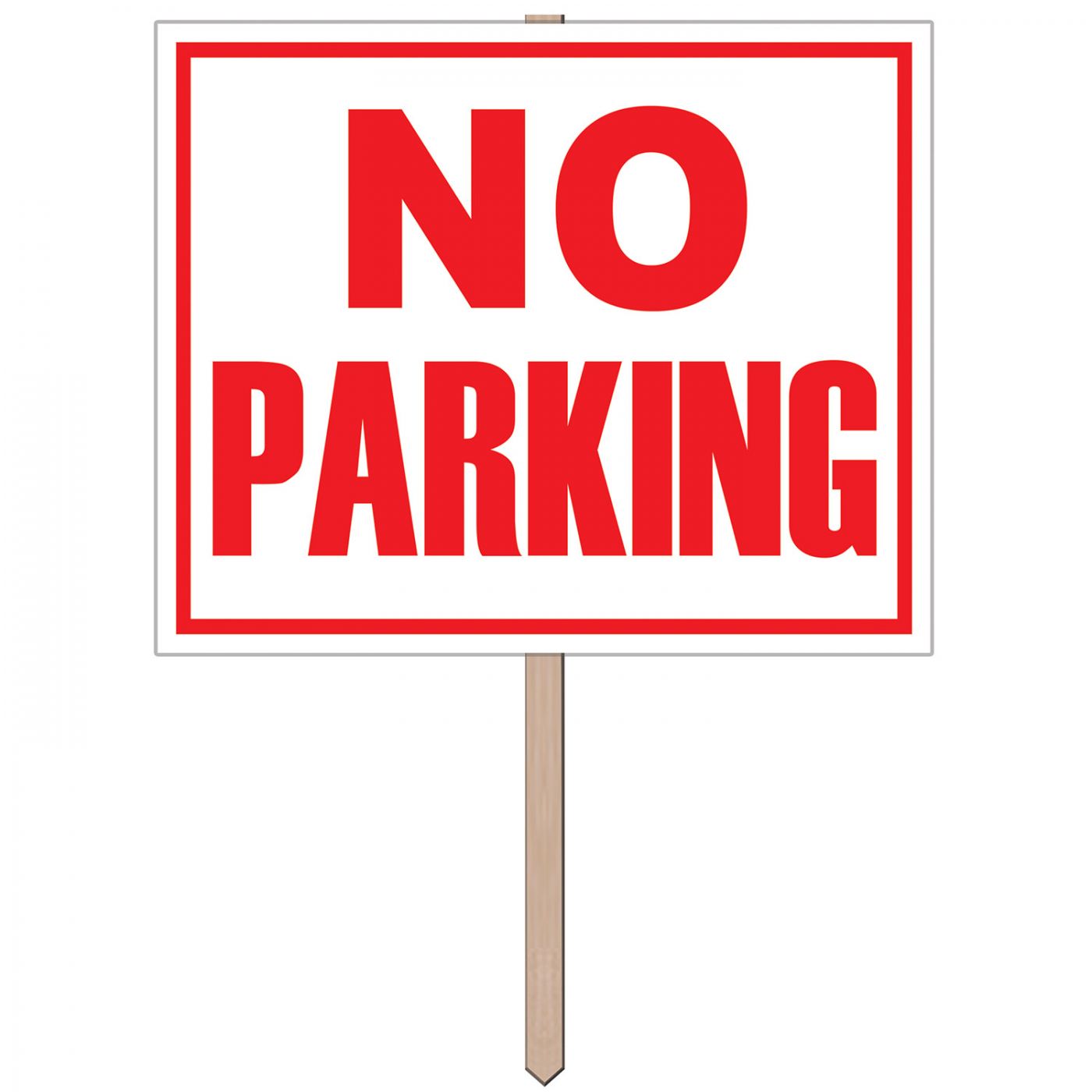 No Parking Yard Sign image