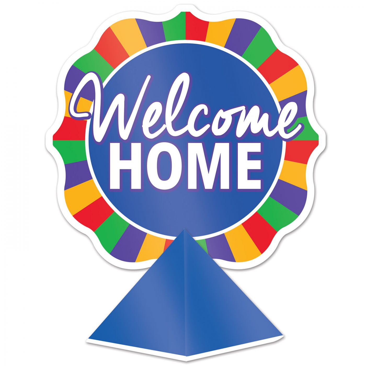 Image of 3-D Foil Welcome Home Centerpiece (12)