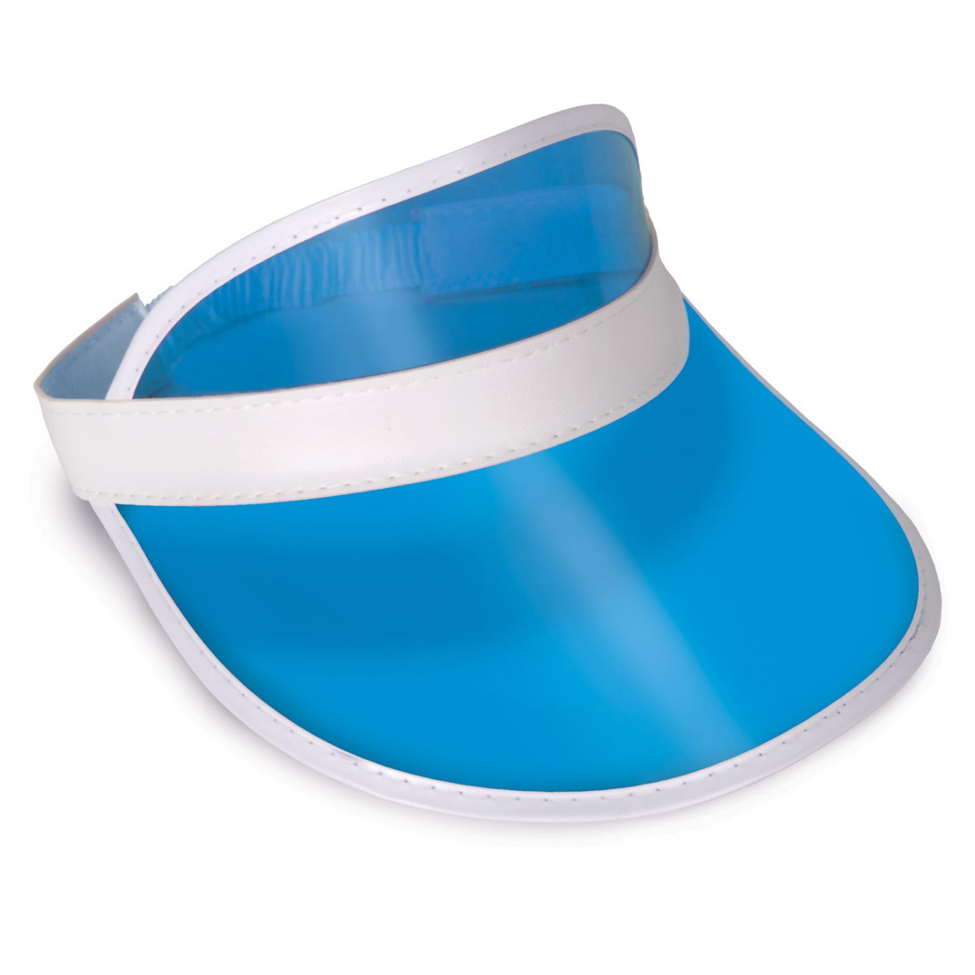 Clear Blue Plastic Dealer's Visor (12) image