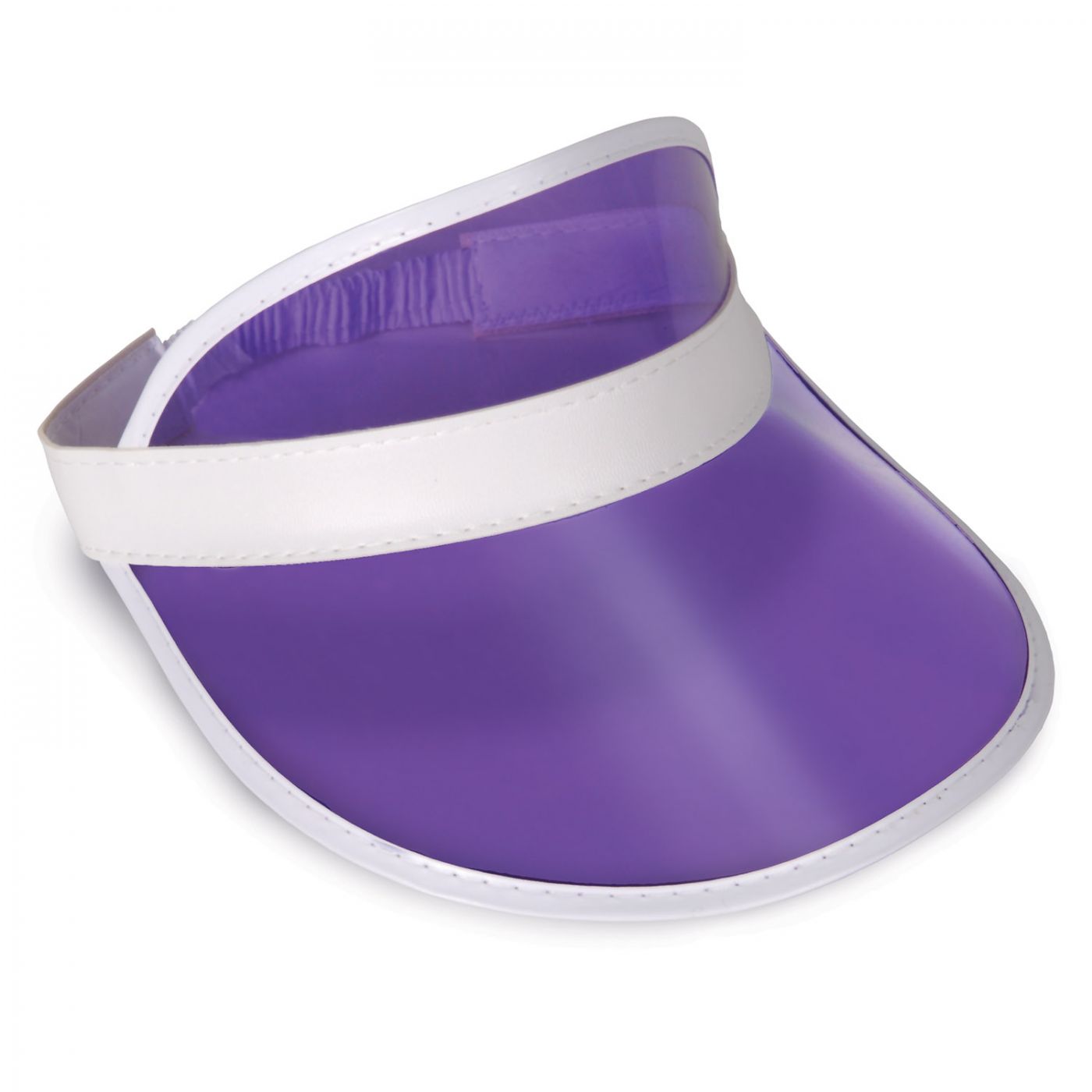 Clear Purple Plastic Dealer's Visor (12) image