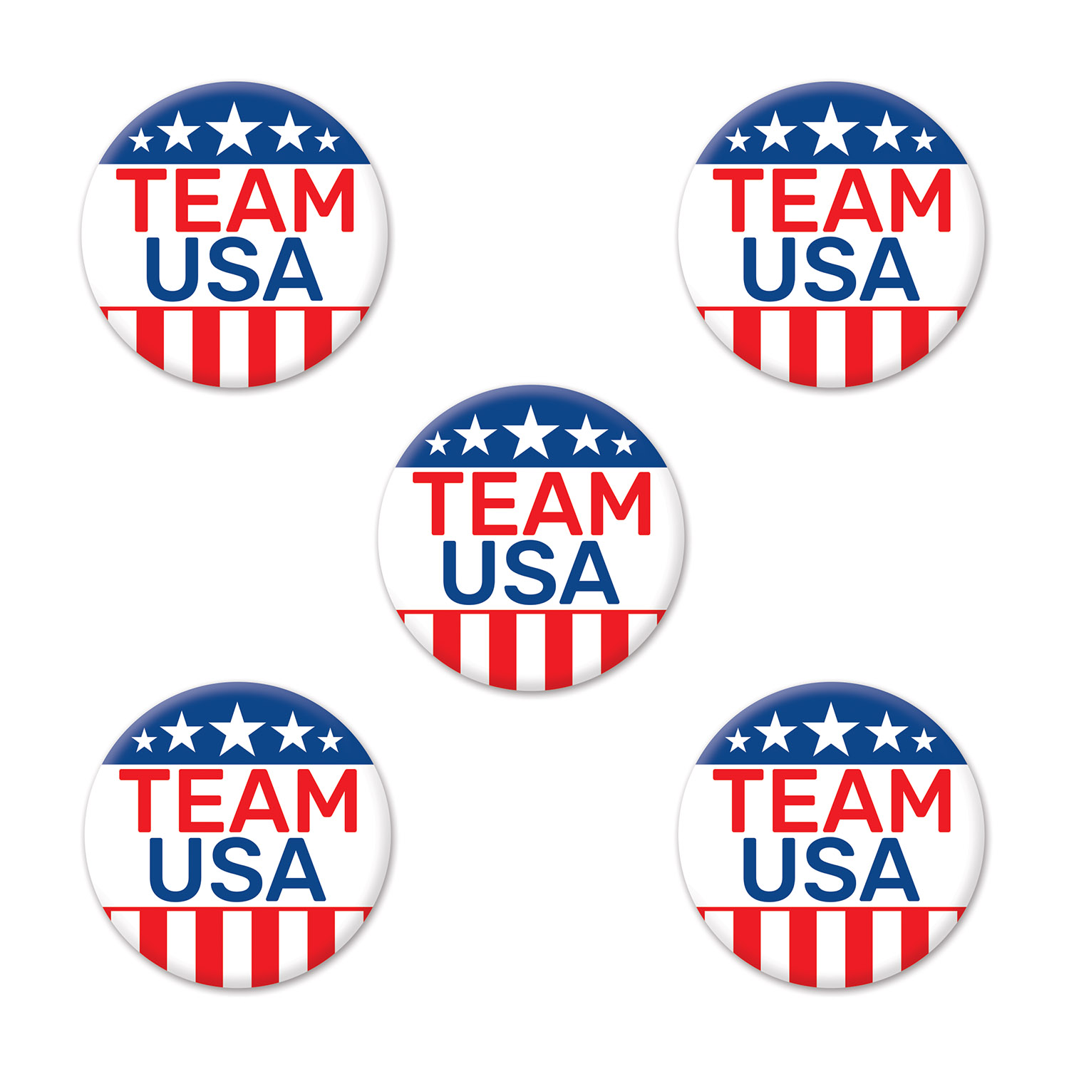 Team USA Party Buttons (12) image