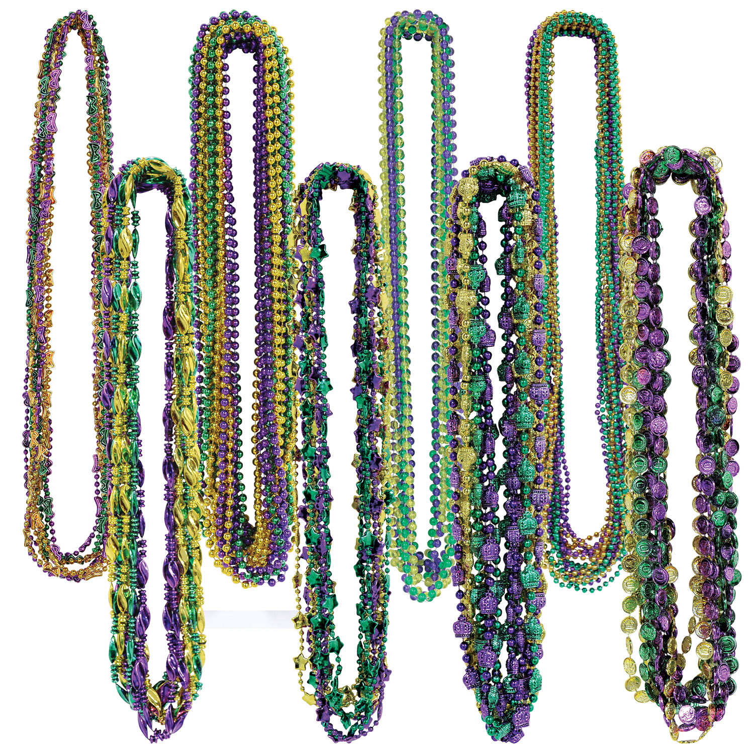 Mardi Gras Bead Assortment (1) image