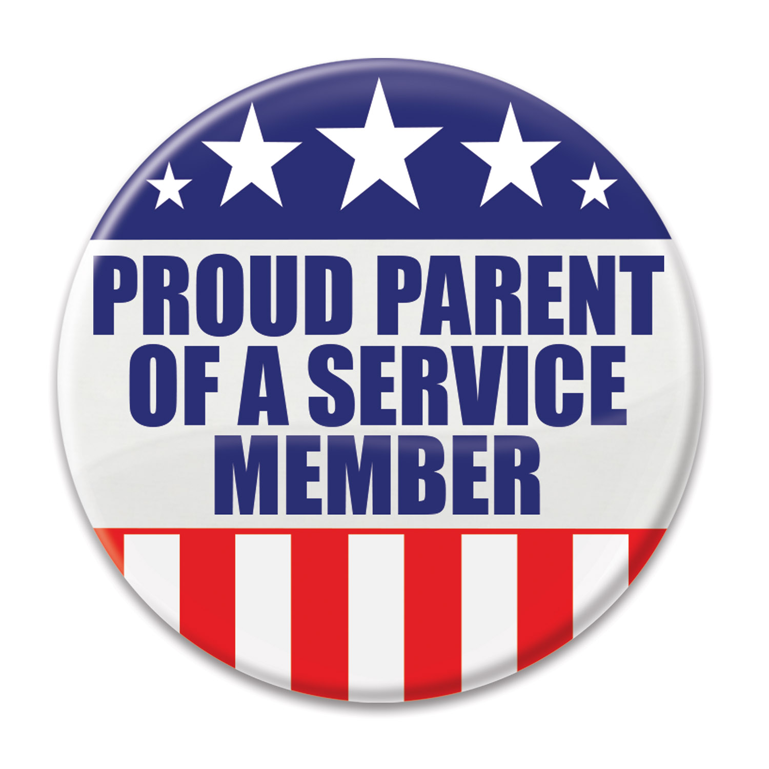 PROUD PARENT OF A SERVICE MEMBER BUTTON (6) image