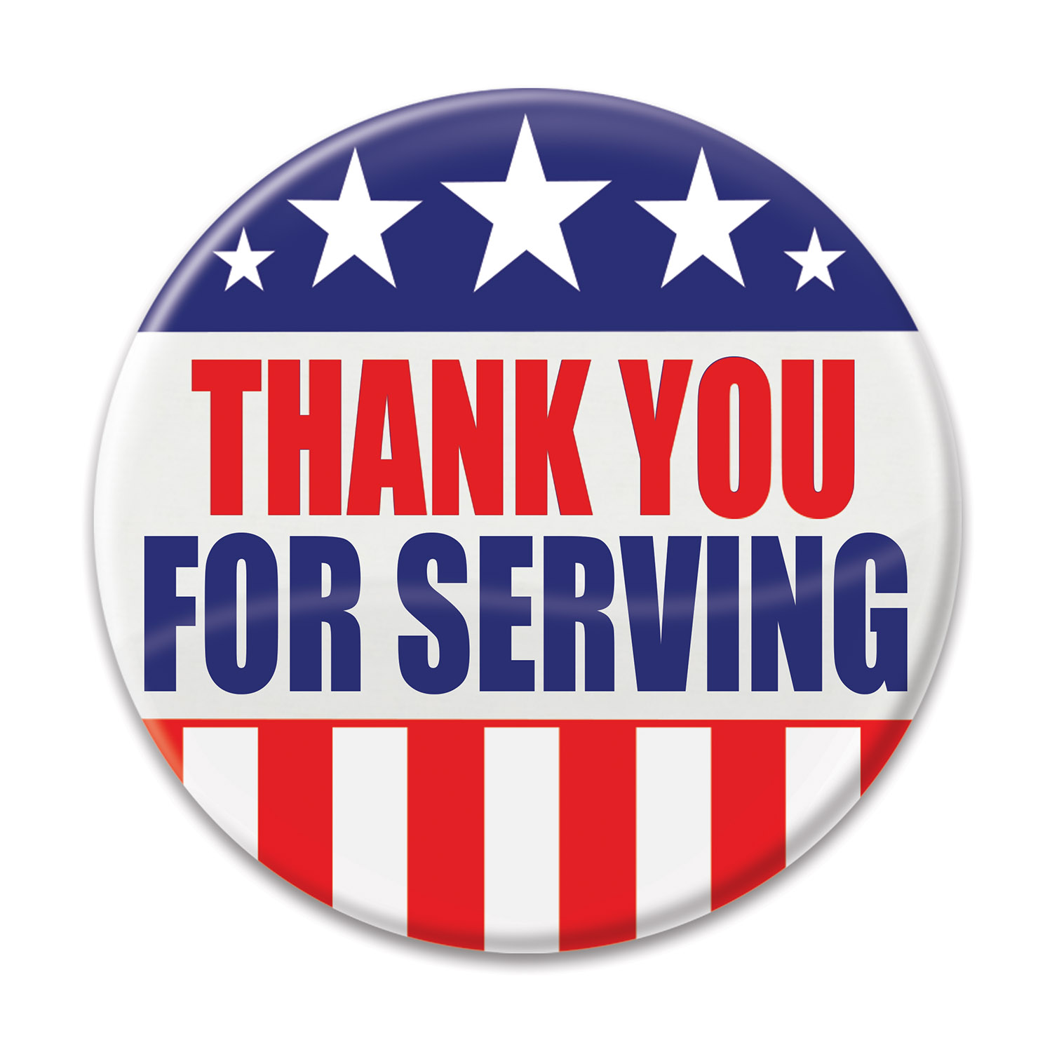 THANK YOU FOR SERVING BUTTON (6) image