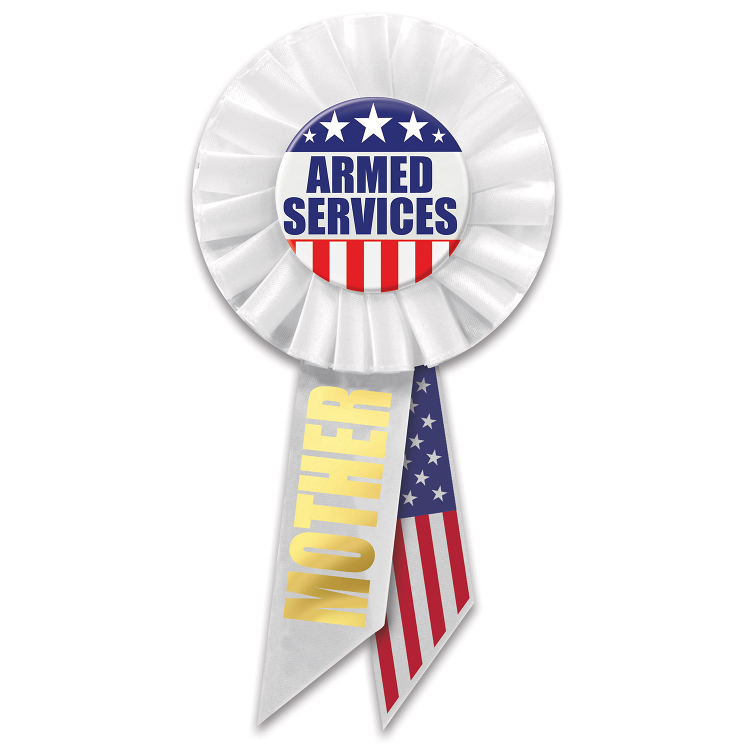 ARMED SERVICES MOTHER ROSETTE (6) image